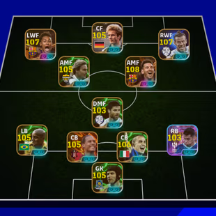 3268+ I MSN(Prime) I Bale 107 I Rummenigge 105 I Van Dijk 105 I Bellingham 107 I Cancelo 103 I Nedved 105 I Carlos 105 I - Image 1