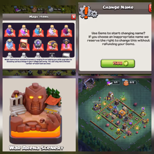 REAR🔥||LVL-160||TH-13📌WAR ARENA SCENERY ||BH-7||1109 GEMS||HEROS-59|69|40|48|17||EQ-GG|FA|FB||SAFE AND SECURE ACCOUNT - Image 4