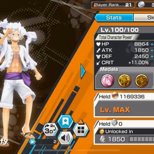 [2974] [IOS+ANDROID] 5 EX - Shanks Light + Kuzan + Lucci + Roger + Luffy G5 , Support 138 , Good Medal - Image 8