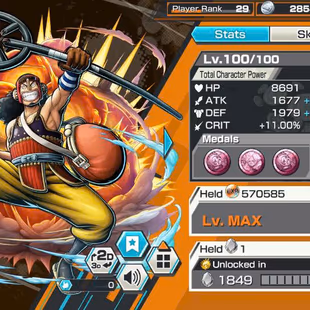 BR539-IOS+Android-5 Ex(Garp Max+Sabo Max+Kuzan Max+Akainu+Zoro)+527 Frags+Good Medal+Support 147+Sanji Max+Usopp Max - Image 4