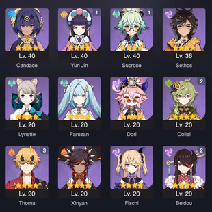 [2in1] GENSHIN IMPACT + Honkai: Star Rail  | 55 AR | 41 CHARACTERS | 9 LEGENDARY | 1 LEGWEAPON | 3 CONSTELLATION | GIFTS - Image 2