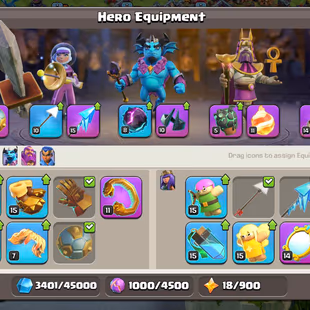 ❗[ PREMIUM TH-17 ]❗11X EPIC EQUIPMENT || HEROS: 90-90-66-65-40 || STRONG DEF - TROOPS || LEVEL 16 WALLS - Image 5