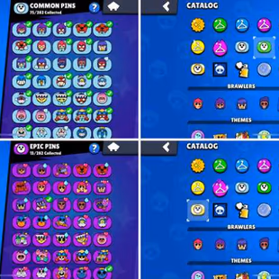 29K Trophies LVL77 | 73-93 Brawlers | 16 Max Brawlers - 12 Hypercharged | 95 Skins | 250 Pins | 165 Icons | 86 Sprays - Image 7