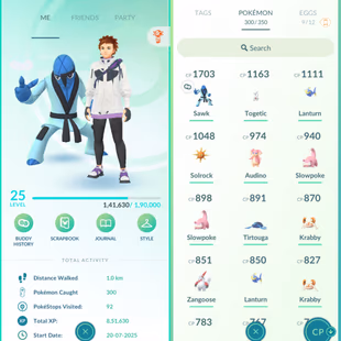 27] CAN EVOLVE - 143 | LEVEL 25 YEAR 2025 | 400 ITEMS STORAGE | 300 POKEMONS | NAME CHANGE FREE | INSTANT DELIVERY - Image 2