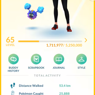 POKEMON GO LEVEL 65 - CN ON - A027 - Image 1