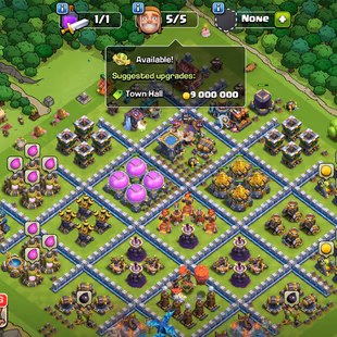 [ TH-12 FULLY MAX ] || FIREBALL [15] - G.GUANTLET [11] - S.BALL || MAX LIST: MAX DEFENCES - TROOPS - WALLS - HEROS - Image 1