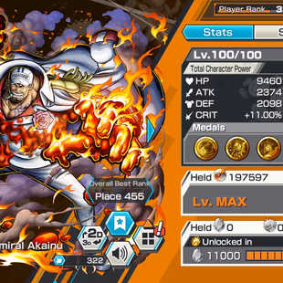 IOS-Android-3 Ex(Akainu Boot 4-Zoro-Yamato Ace)-Good Medal-SP 157%-Good BF(Kid oni-Sanji-Sentomaru-Zoro)-HP718 - Image 4