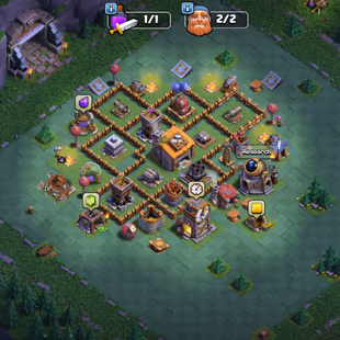 |! FULLY MAX TH 11 || 4X HERO MAX || EPIC [FB LP] || 162 MEDAL || 110 WAR STAR || BH-6 - Image 7