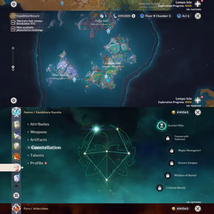 All Platform - EU - AR59 - 66 Charcter 19 5'Star - 7 Weapons 5'Star - Arlecchino + Kazuha - 2 BP Weapons - Code709 - Image 2