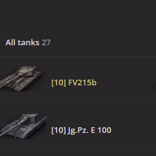 [US] 5 TIER X | 17 PREMIUM TANK | TOTAL TANKS 27 | 4249 (48%) WINS | 10.793.526 CREDITS | - Image 2