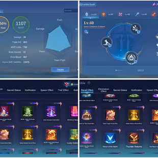 [IOS/ANDROID] CEL LVL 97 | 130 HEROES | 403 SKINS | EXALTED 1 | OP SKINS | 2 LEGEND - KAKASHI - KOF - METRO - ZENITH - - Image 5