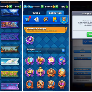 RAREST RAM RIDER / GOBLIN TROPHY KISSING EMOTE | 81 MAX [ 15 ELITE ] 15 BIG EVOLUTION | 9500 TROPHY | KT 15 | 8Y OLD - Image 7