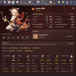 NA | AR 58 | 14 + 3 Leg | Venti | Itto | Kazuha | Yoimiya | Tighnari | Kokomi | Ayato | Xiao | Tartaglia | Mona C1 | - Image 1