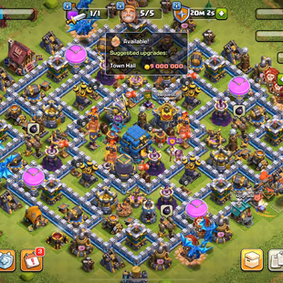 TOWNHALL 12 [] HEROES 65/65/40/40 [] 1200 GEMS [] FREE RENAME [] INSTANT DELIVERY [] XP 130 [] iOS/Android - Image 4