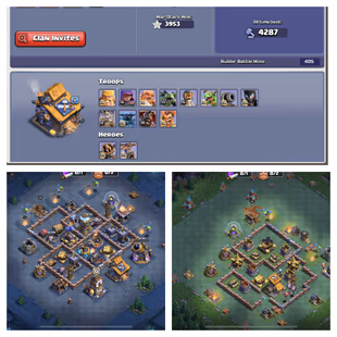 TH17 MAX || 9 EPIC EQUIPMENTS MAX || 5 HEROES MAX || MAX || NEAR MAX TH17 || TOWNHALL 17 MAX || GOOD || WALLS MAX - Image 7
