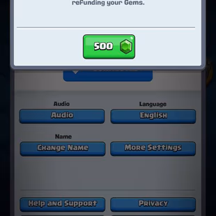 GOBLIN KISS EMOTE [] 20 MAX CARDS [] ARENA 21 [] 2 ELITES [] 3 EVO [] 8032 TROPHIES [] XP 47 [] KT14 [] 1195 GEMS [] 63 - Image 4