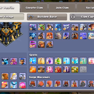 !!PRE-UP-MAXED TH17!! GG-MX!SB-MX!FA-MX!MM-MX!RS-MX!EB-MX!! HERO-100-100-90-75-50!! 266-XP!! BH MAX!! LEGENDARY SKINS- - Image 4