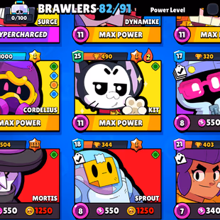 🔥39K TROPHY🔥BRAWLERS ACCOUNT- 23 HYPERCHARGE-TOTAL 27 MAX-141 SKINS- NC YES-RARE EMOT-FRESH MAIL - Image 8
