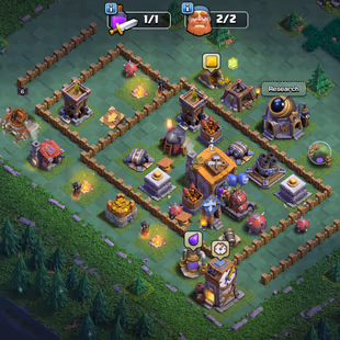 |! FULLY MAX TH 11 || 4X HERO MAX || EPIC FB || 548 MEDAL || 816 WAR STAR || BH-6 - Image 7