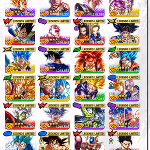 D595-IOS+Android-Team Fusion+5 UL(SS4 Gogeta Full Red Star+Goku Ui)+38 Legends+Good Equipment+New Goku Uis+Vegito Green - Image 4
