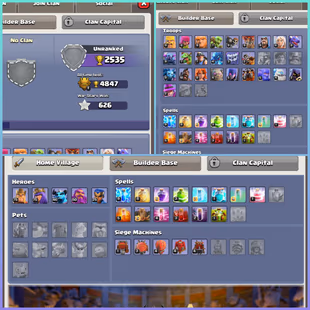 193|| LVL-158! TH-13! EPIC GG 15L! FA 10L! HEROES-75|75|46|50|25| CLOSE MAX DEFENCES|TROOPS! FULL ACCESS! - Image 3