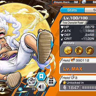 BR330-Hyber 8+3 Ex Meta Max(Lucci+Luffy Gear 5+Roger V1)+SUP 140%+Good Medal+Young Ray Max+Kaku+King+Oden v2+Broggy - Image 6