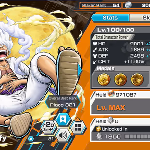 BR467-Hyber 43+5 Ex(Kuzan+Lucci+Gear 5+Roger+Kid Law)+Good Medal+Support 162+Jabra+Kaku+Cracker+Brook+Yonji+Niji+ChijI - Image 3