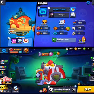 70 Brawler | Trophy 25k | Max Brawler 11 | Hayperchrad 6 | Skin 102 | Spike+Surge+Sandy+Kit+Draco | - Image 1