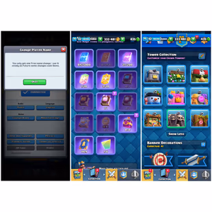 LVL-42! KT-14!! 11x BIG EVOS! 6x MAX CARDS[ 1x ELITE]! 41x EMOTES! NC FREE! FEW MAGIC ITEMS! TOWER SKINS! - Image 2