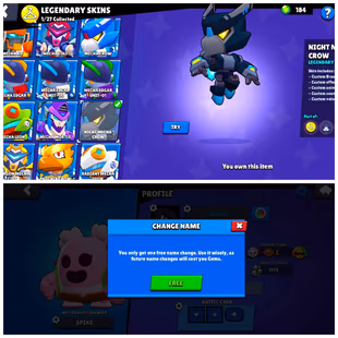33.4K TROPHIES || 1 LEGENDARY SKIN || TOTAL 4 BRAWLER MAX || 75 BRAWLERS || MANY RARE SKINS || INSTANT DELIVERY || - Image 4