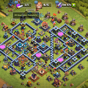 !!FULLY MAX TH13!! LEGEND HIT!! GG-MAX!MM-MAX!FA-MAX!! HERO-75-75-50-50-25-(5X MAX)!! 197-XP!! NICE SKINS - Image 4