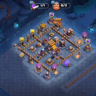 || RAREST MAX TH13 || 5X EPIC MAX[GG-MAX!FA-MAX!FB-MAX!RS-MAX!EB-MAX] || 5000 GEMS || 6BUILDER 5X HERO MAX || BH-9 SKINS - Image 8