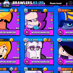🔥39K TROPHY🔥BRAWLERS ACCOUNT- 23 HYPERCHARGE-TOTAL 27 MAX-141 SKINS- NC YES-RARE EMOT-FRESH MAIL - Image 6