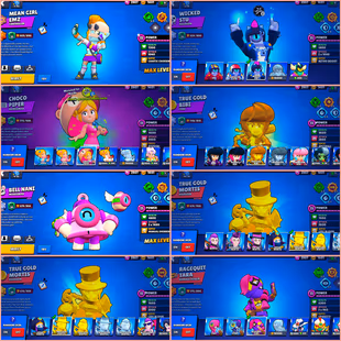 🔥SUPER-PREMIUM🔥104 TOP SKINS | 43400 TROPHY | 54 BRAWLERS MAX (11 HYPER) | STAR SHELLY x ROYAL AGENT COLT | CHECK POST - Image 3