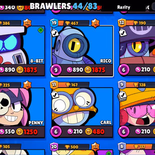 |3in1| BS - COC - CR | 12323  TR | 44 BRAWLERS | 2 Legendary | 1040 VICTORIES | 67 LVL | 15 GEMS | FULL ACCESS | GIFT - Image 6