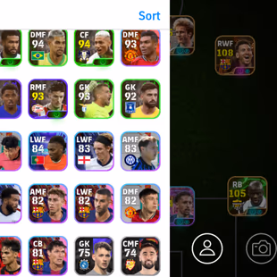 3267+ Team I Messi 108 I Ronaldo 107 I Bale 107 I Buffon 106 I Thuram 105 I Lahm 105 I Koller 104 I Pele 108 I Ronaldinh - Image 5