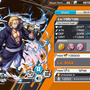 BR514-Meta Account-Garp Boost 3+Lucci Max+Shank v4 Max+Good Medal+Support 147+Rayleigh Max+Young Ray Max+Kid Oni Max+Boa - Image 8