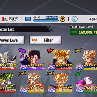 D774-IOS+Android-Nice Account-8 UL(SS Goku+Frieza+Cell+Majin+Super Vegito)+47 Legends+Vip Equipment+Many Good Team PVP - Image 2