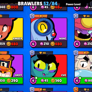 |2in1| BS - CR | 16746 TROPHIES | 52 BRAWLERS | 5 Legendary | 2527 VICTORIES | 99 LVL | 63 GEMS | FULL ACCESS | GIFT - Image 6