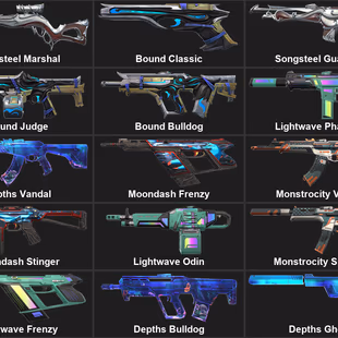 EU | 1 Knife | 24 Skins | Bound Phantom Monstrocity Spectre Depths Vandal Fast Delivery ! MKG405 - Image 3