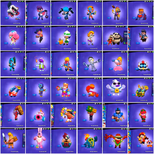 33.4K TROPHIES || 1 LEGENDARY SKIN || TOTAL 4 BRAWLER MAX || 75 BRAWLERS || MANY RARE SKINS || INSTANT DELIVERY || - Image 3