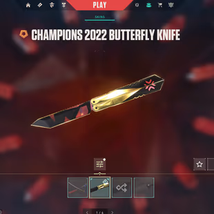 NA | 14 skins | Champions 2022 Butterfly Knife | Champions 2022 Phantom | Onimaru Kunitsuna | Oni Vandal | Oni Ares | - Image 1