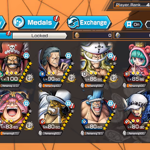 IOS-Android-4 Ex(Shanks Red-Roger-White Beard-Big mom)-Good Medal-SP 151%-Good BF(Marco-Rayleigh-Law oni)-HP746 - Image 1