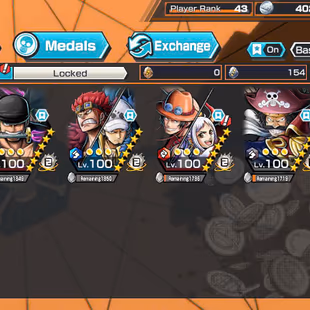 BR483-6 Ex(Gear 5+Yamato Ace+Zoro+Kid Law+Roger+Big Mom)+Good Medal+Support 160+Oden v2+Yasoop+Ben Beckman+Shiryu+Yonji - Image 2