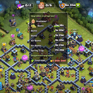 🌲[ TH-13 FULLY MAX - 6TH BUILDERS ]🌲E.BOOT [MAX] - 5X EPIC || MAX LIST: MAX DEFENCES - TROOPS - WALLS - HEROS - Image 2