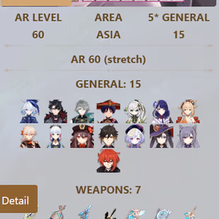 R245-ASIA-AR58-Arlecchino-Tighnari-Furina-Yelan-Shenhe-Raiden-Kazuha-Ayaka-Eula-Zhongli-Venti-Qiqi-Mona-Klee-Jeans-Diluc - Image 2