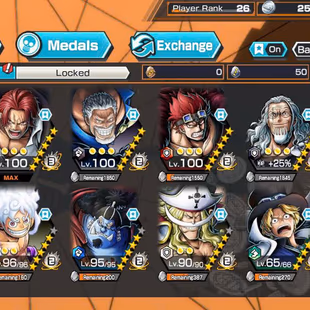 BR633-IOS+Android-Shank v4 Full Boost+7 Ex(Garp+Gear v2+Sabo+Roger v2+White Beard+Oden)+Good Medal+Support 151+Jimbei - Image 1