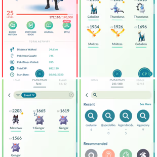 Level25|9 Legendary|Armord Mewtwo Tradable|Shiny Party Hat Gengar Tradable|Mewtwo| 1 Hundo | 1Shiny| Rare Account - Image 1