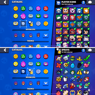 27K Trophies LVL119 | 80/99 Brawlers | 17 Max Brawlers - 8 Hypercharged | 97 Skins | 247 Pins | 162 Icons | 78 Sprays - Image 8
