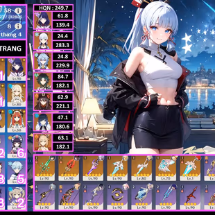 R237-ASIA-AR59-Furina-Wanderer-Nahida-Kamisato-Yae Miko-Shenhe-Aloy-Kazuha-Ayaka-Zhongli-Xingqiu-Xiangling-Qiqi-Mona - Image 1